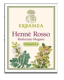 erbamea henne rosso rinforzato mogano 100 g ean 8032841630933