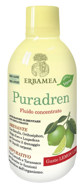 erbamea puradren lemon lime 500 ml erbamea ean 8032841636195