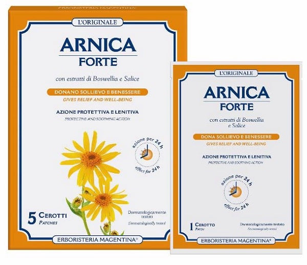 erboristeria magentina arnica forte cerotto 5 pezzi erboristeria magentina ean 8059300786574