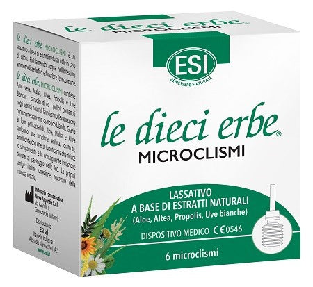 esi esi le dieci erbe microclismi 6 pezzi esi ean 8008843134168