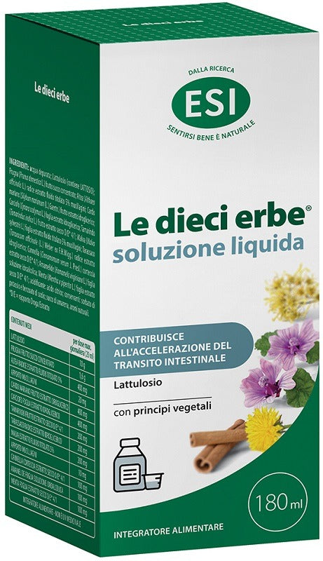 esi esi le dieci erbe soluzione liquida 180 ml esi ean 8008843137459