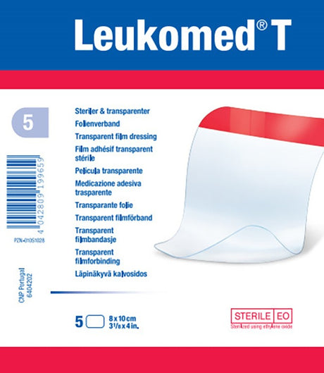 essity italy leukomed t medicazione trasparente 8x10 cm leukomed ean 4042809199659