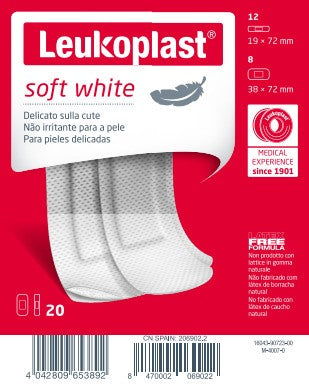 essity italy leukoplast soft white 20 pezzi assortiti leukoplast soft white ean 4042809653892