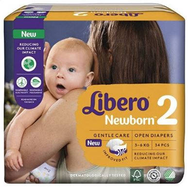 essity lib temp libero newborn pannolino per bambino taglia 2 3 6 34 pezzi libero ean 7322541197692