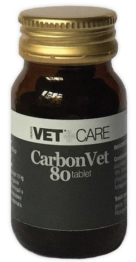 eureka vet srl vetcare carbonvet 80 compresse 500 mg ean 8057742302413
