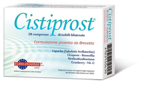 euro pharma cistiprost 20 compresse divisibili