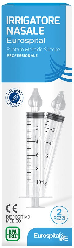 eurospital irrigatore nasale eurospital 2 pezzi eurospital