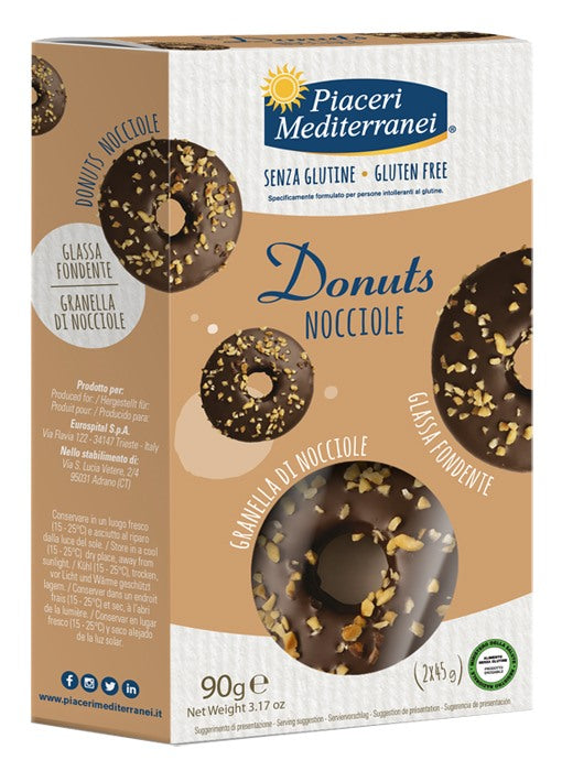 eurospital piaceri mediterranei donuts nocciole 90 g piaceri meditteranei ean 8028169206202