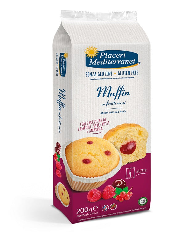 eurospital piaceri mediterranei muffin frutti rossi 200 g piaceri meditteranei ean 8028169207650