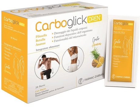 farmac zabban spa carboglick dren 20 bustine meds ean 8000246053589