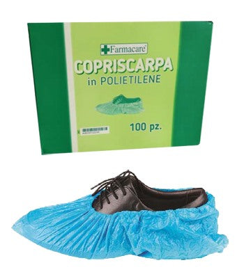 farmacare copriscarpe pet 100 pezzi farmacare
