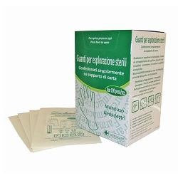 farmacare guanto in polietilene sterile misura media ambidestri omogenei trasparenti e privi di polvere lubrificante indicati per uso ostetrico ginecologico urologico farmacare