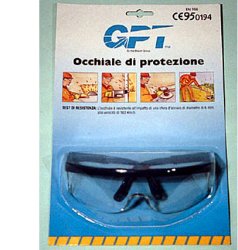 farmacare occhiale di protezione lente incolore monopezzo con riparo laterale astine regolabili farmacare ean 7312556960121