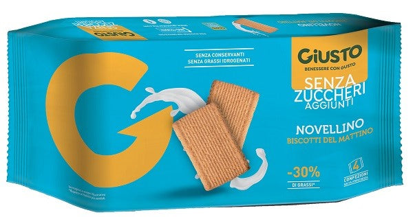 farmafood giusto senza zucchero biscotti mattino 350 g giusto ean 8058481481476