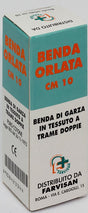 farvisan srl benda in garza idrofila orlata 10x500cm farvisan