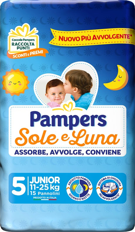 fater babycare pampers soleluna junior 15 pezzi pampers ean 8001480306479