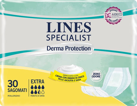 fater lines specialist derm pannolone sagomato extra 30 pezzi lines ean 8001480016224