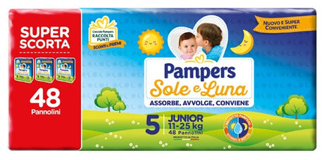 fater spa pampers soleluna trio junior 48 pezzi pampers ean 8001480300729