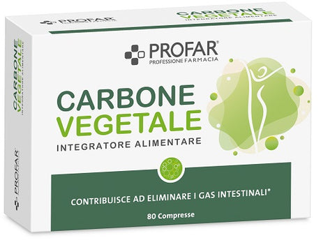federfarma co profar carbone vegetale 80 compresse profar