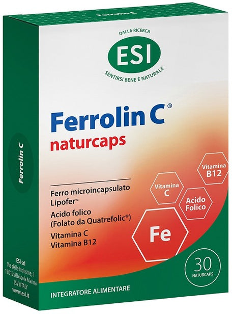 ferrolin c esi ferrolin c 30 naturcaps ferrolin c ean 8008843136940