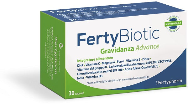 fertybiotic fertybiotic gravidanza advance 30 capsule da 115 g fertybiotic