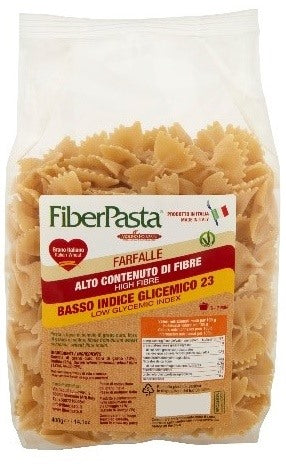 fiberpasta fiberpasta farfalle basso indice glicemico 400 g fiberpasta ean 8008647000287