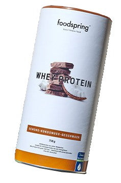 food spring whey protein cioccolatococco 750 g foodspring ean 4260363487955