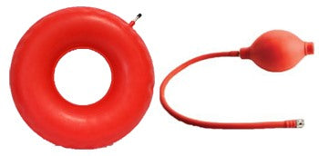 for me sa ciambella gonfiabile per invalidi in gomma rossa team deluxe con pompa 45cm diametro for me sa