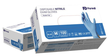 fosun trading italy lim guanto nitrile blu foreal senza polvere m 100 pezzi ean 6975054260592