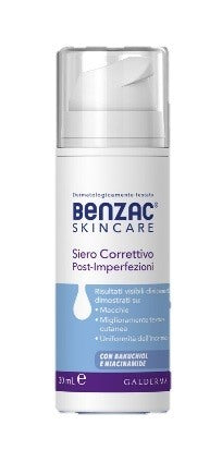 galderma italia benzac skincare siero correttivo post imperfezioni 30 ml benzac ean 3499320016025