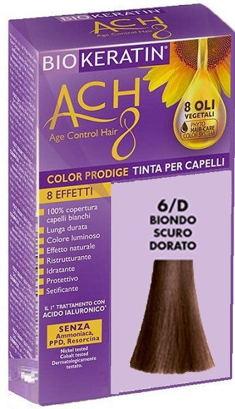 gdp biokeratin ach8 color prodige 6d biondo scuro dorato biokeratin ean 8057742221172