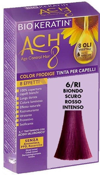 gdp biokeratin ach8 color prodige 6ri biondo scuro rosso intenso biokeratin ean 8057742221240