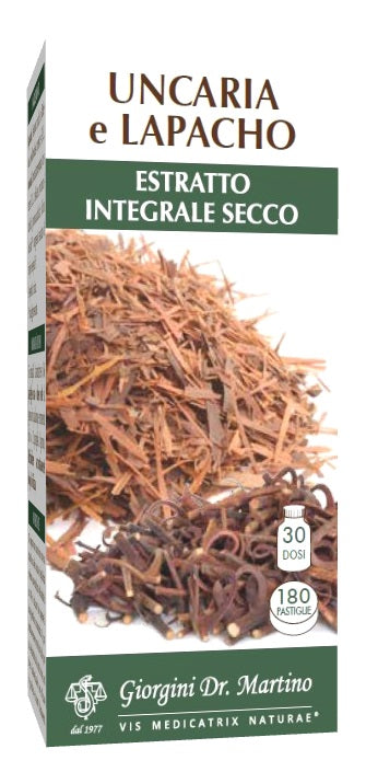 giorgini ser vis uncaria lapacho estratto integrale secco 180 pastiglie giorgini ean 8058045120247