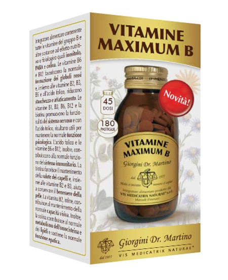 giorgini ser vis vitamine maximum b 180 pastiglie giorgini ean 8056364778545
