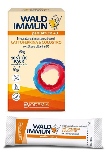 global pharmacies partner wald immun pediatrico 3 10 stick gusto cioccolato ean 8055713640007