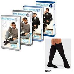 gloria med man support 18 cotone gambaletto 18 nero 3 gloria
