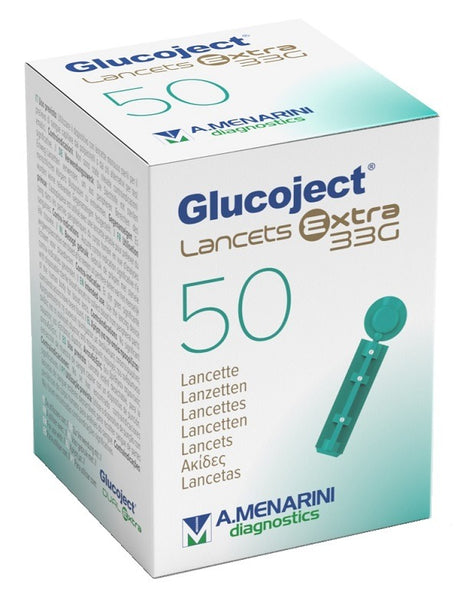 glucoject lancetta pungidito glucoject extra gauge 33 50 pezzi glucoject