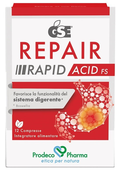 gse gse repair rapid acid fs 12 compresse gse ean 8057968092716