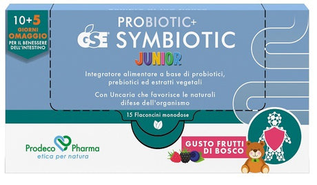 gse probiotic gse symbiotic junior 15 flaconcini gse ean 8057968092266