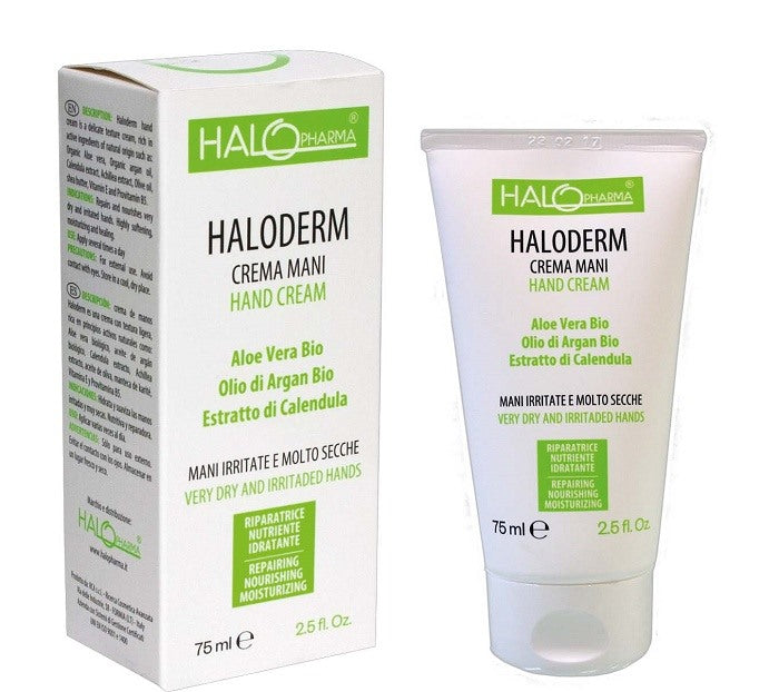 halo pharma haloderm crema mani 75 ml ean 8055320370038