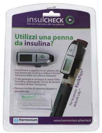 harmonium pharma insulcheck kwikpen timer per penna da insulina ean 5392000076334