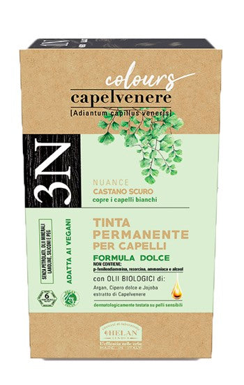 helan cosmesi capelvenere colours tinta capelli 3n castano scuro helan ean 8058774306158