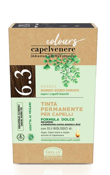 helan cosmesi capelvenere colours tinta capelli 63n biondo scuro dorato helan ean 8058774306295