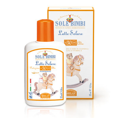 helan cosmesi sole bimbi latte solare spf30 125 ml helan ean 8058774300378