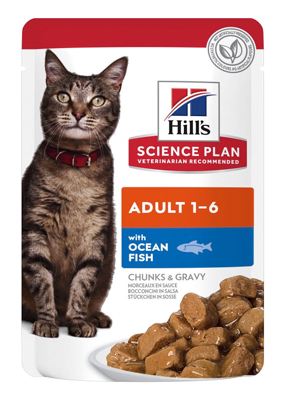 hills pet nutrition science plan feline adult ocean fish 85 g ean 0052742210506