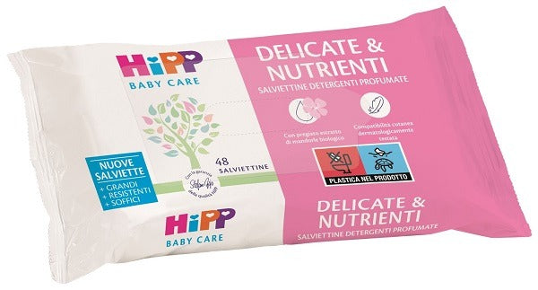 hipp hipp salviettine delicate nutrienti 48 pezzi hipp ean 4062300466159