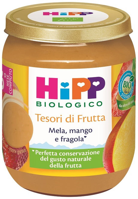 hipp italia hipp tesori frutta mela mango fragola 160 g hipp ean 4062300451971