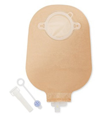 hollister spa sacca per urostomia dansac nova 2 anatomica trasparente midi con rubinetto di chiusura di sicurezza 55mm 10 pezzi 1 adattatore e 10 tappini esterni hollister ean 5709817404272