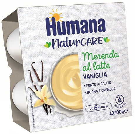 humana italia humana merenda vaniglia 4 vasetti da 100 g humana ean 8031575708178