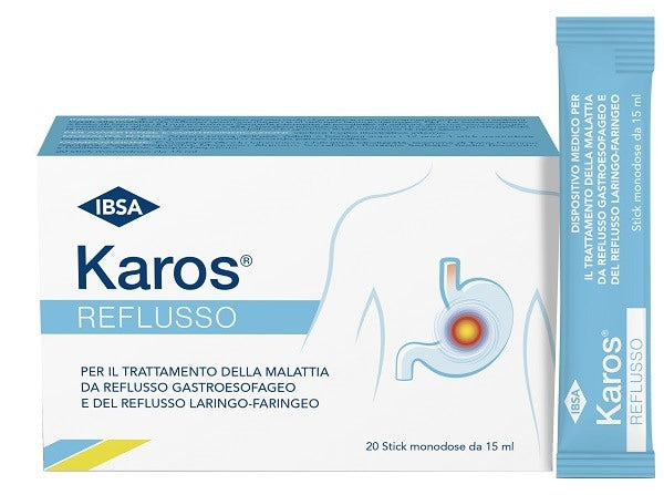 ibsa farmaceutici italia srl karos reflusso 20 stick karos ean 8053689861501